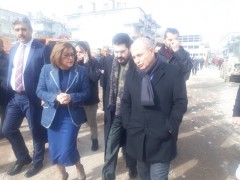 Başkan Akgün, deprem bölgesinde incelemelerde bulundu